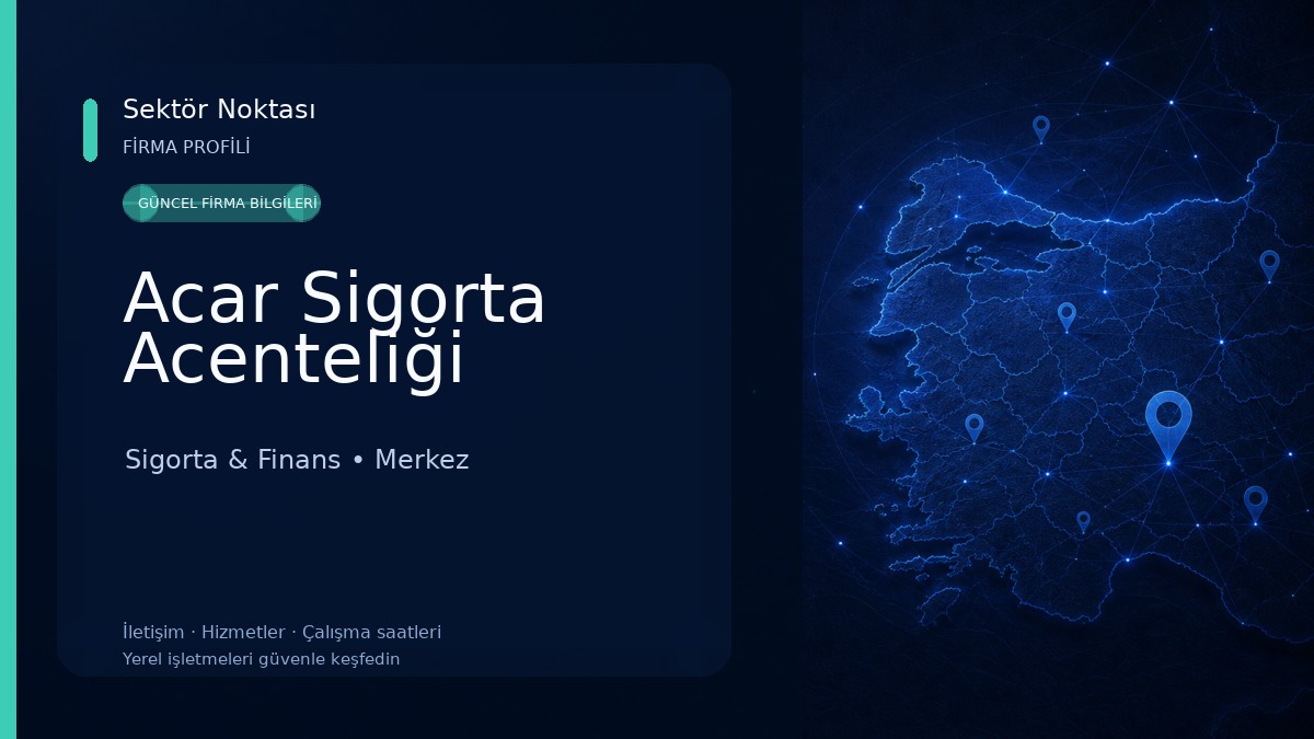 Acar Sigorta Acenteliği Sigorta & Finans