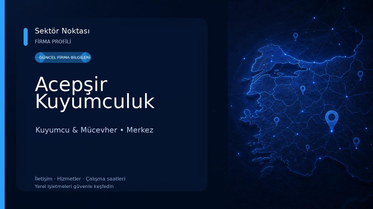 Acepşir Kuyumculuk Kuyumcu & Mücevher