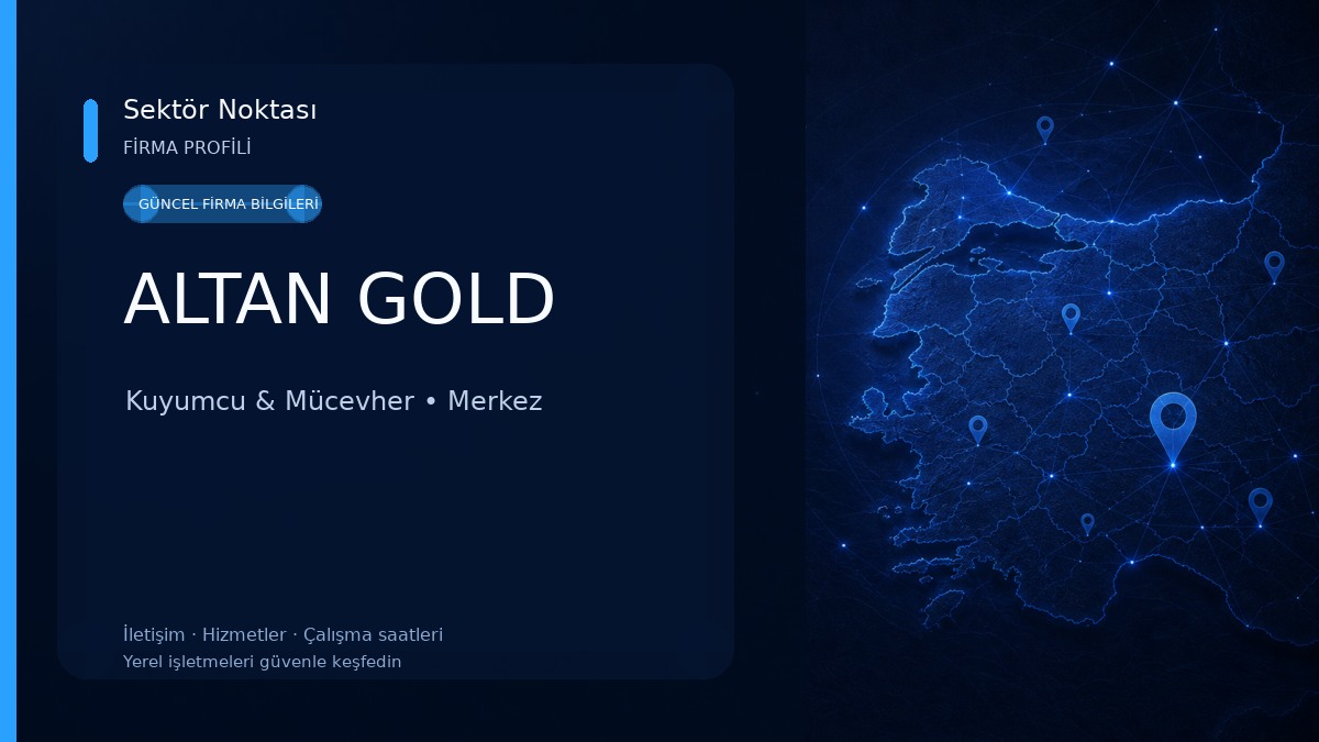 ALTAN GOLD Kuyumcu & Mücevher