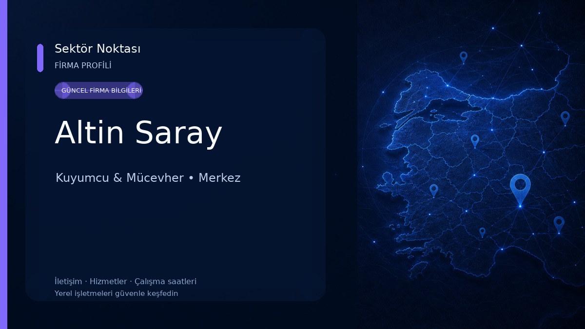 Altin Saray Kuyumcu & Mücevher