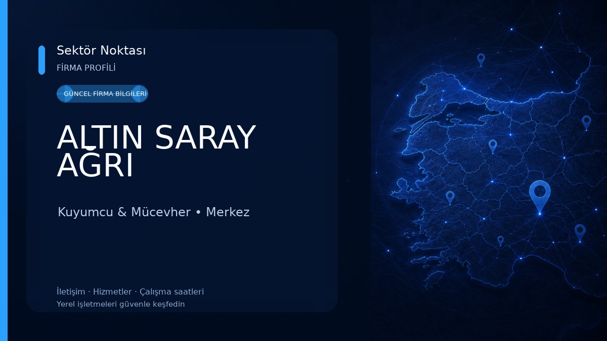 ALTIN SARAY AĞRI