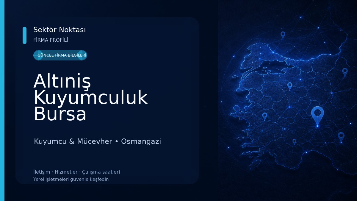 Altıniş Kuyumculuk Bursa