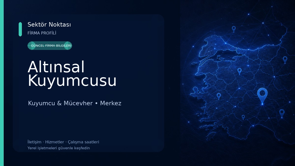 Altınsal Kuyumcusu Kuyumcu & Mücevher