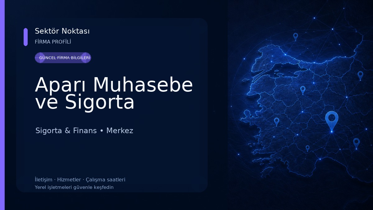 Aparı Muhasebe ve Sigorta 