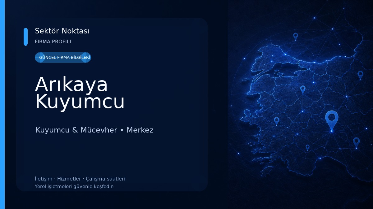 Arıkaya Kuyumcu Kuyumcu & Mücevher
