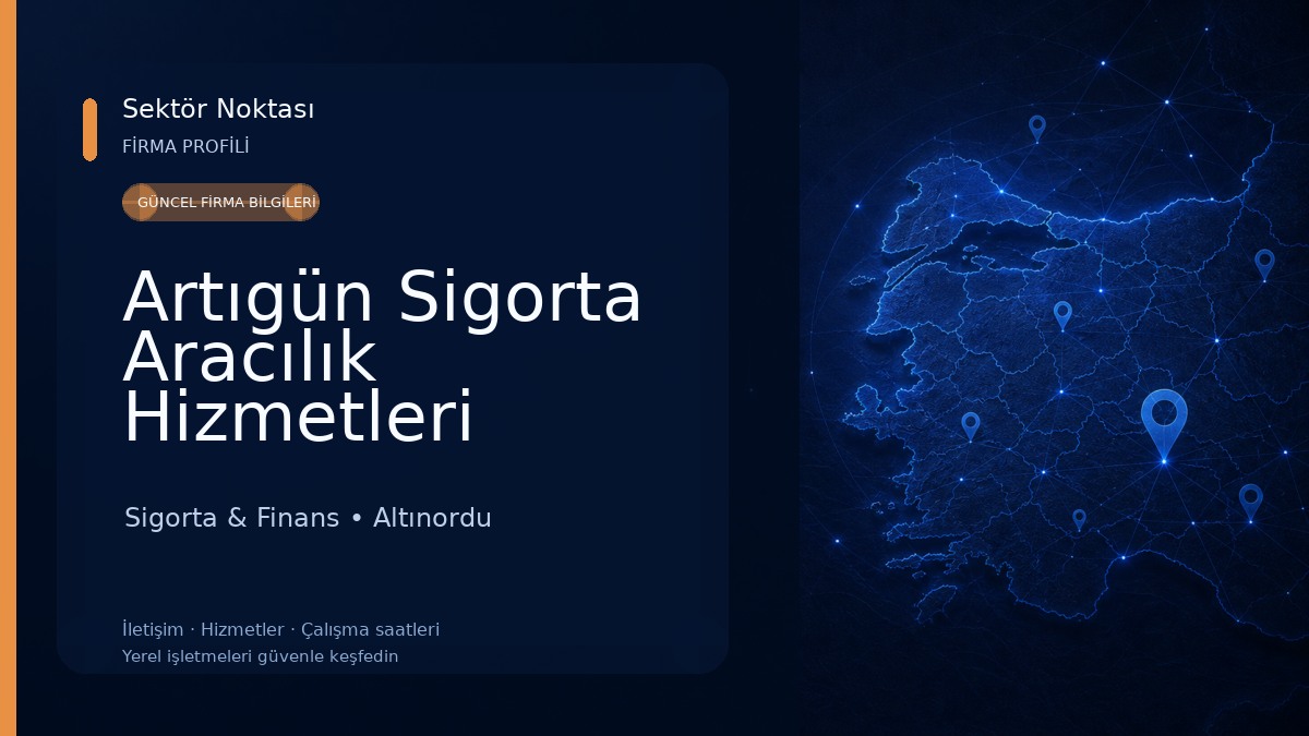 Artıgün Sigorta Aracılık Hizmetleri Limited Şirketi Sigorta & Finans