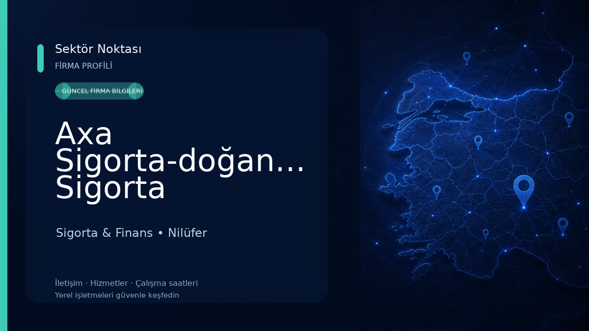 Axa Sigorta-doğancan Sigorta Sigorta & Finans