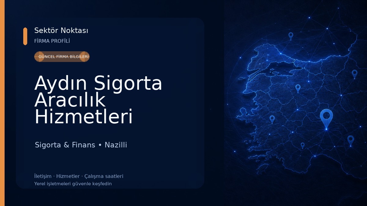 Aydın Sigorta Aracılık Hizmetleri Sigorta & Finans