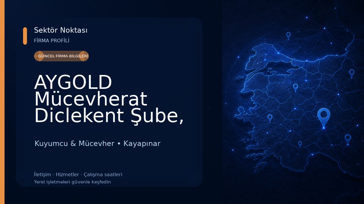 AYGOLD Mücevherat Diclekent Şube, Diyarbakır Altın