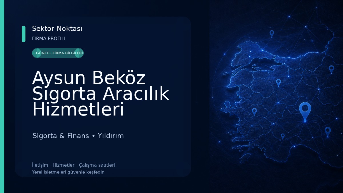 Aysun Beköz Sigorta Aracılık Hizmetleri Sigorta & Finans