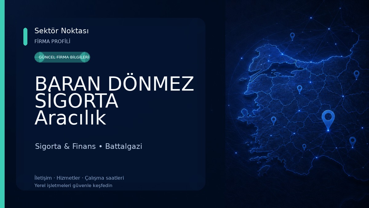 BARAN DÖNMEZ SİGORTA Aracılık Hizmetleri Limited Şirketi Sigorta & Finans