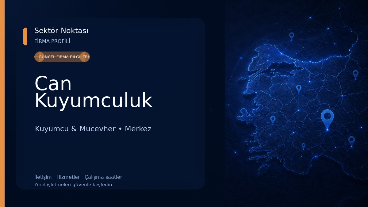 Can Kuyumculuk Kuyumcu & Mücevher