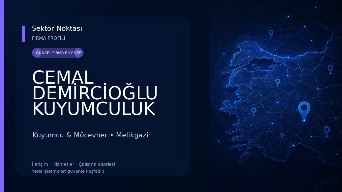 CEMAL DEMİRCİOĞLU KUYUMCULUK KOÇAK PIRLANTA SATIŞ NOKTASI Kuyumcu & Mücevher