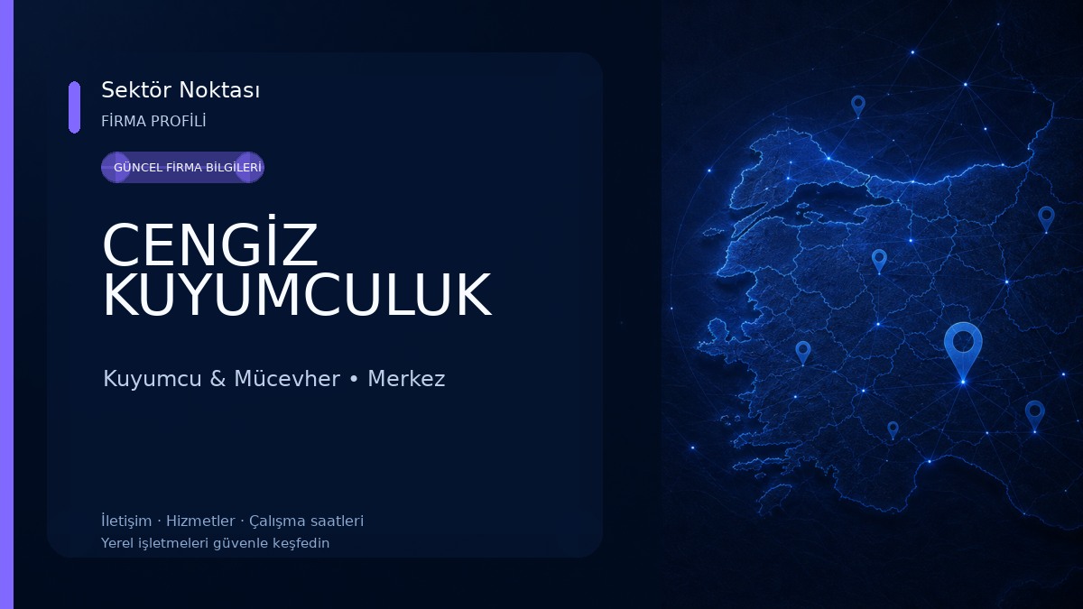 CENGİZ KUYUMCULUK Kuyumcu & Mücevher