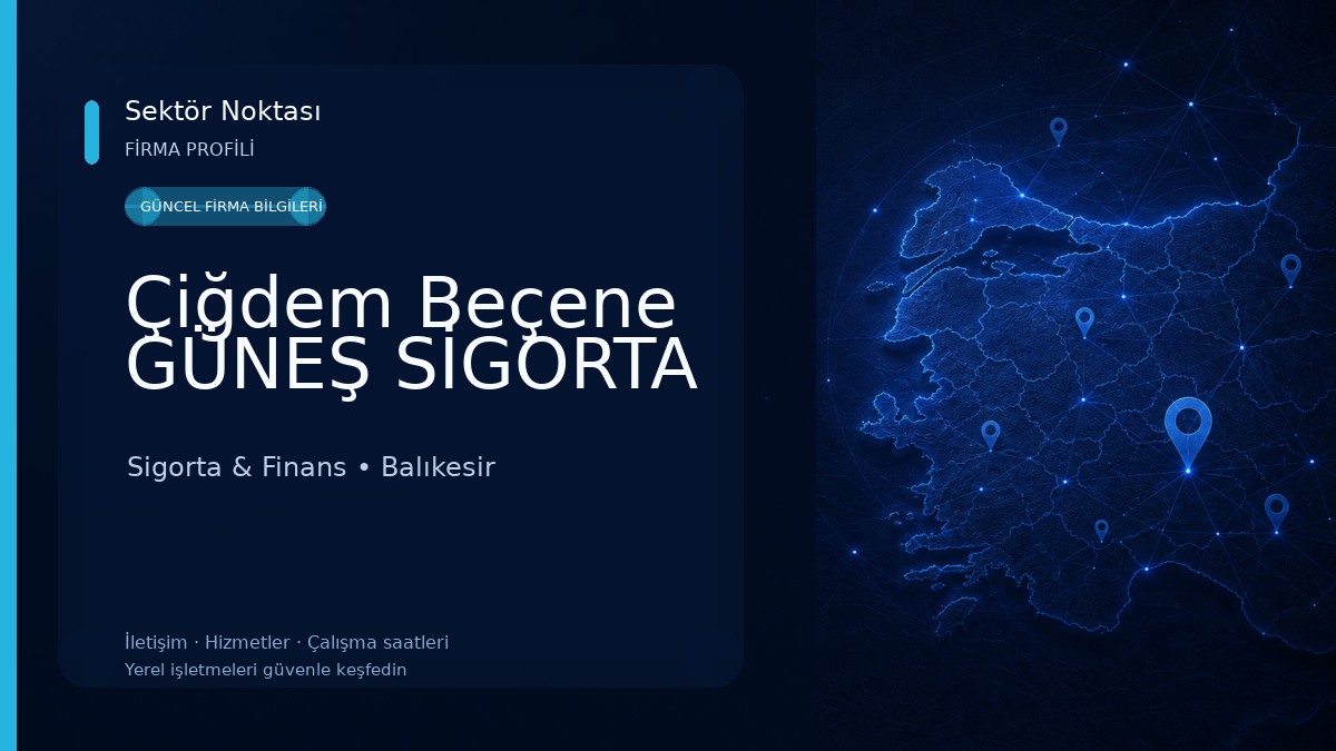 Çiğdem Beçene GÜNEŞ SİGORTA Sigorta & Finans