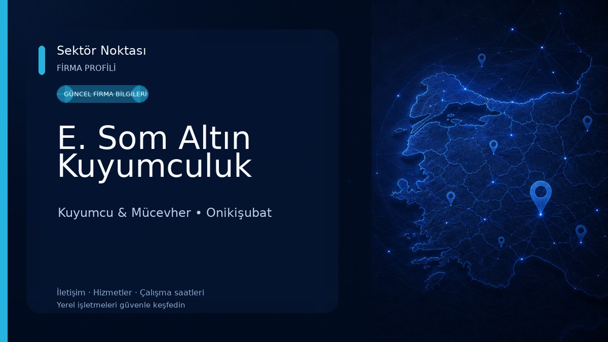 E. Som Altın Kuyumculuk 