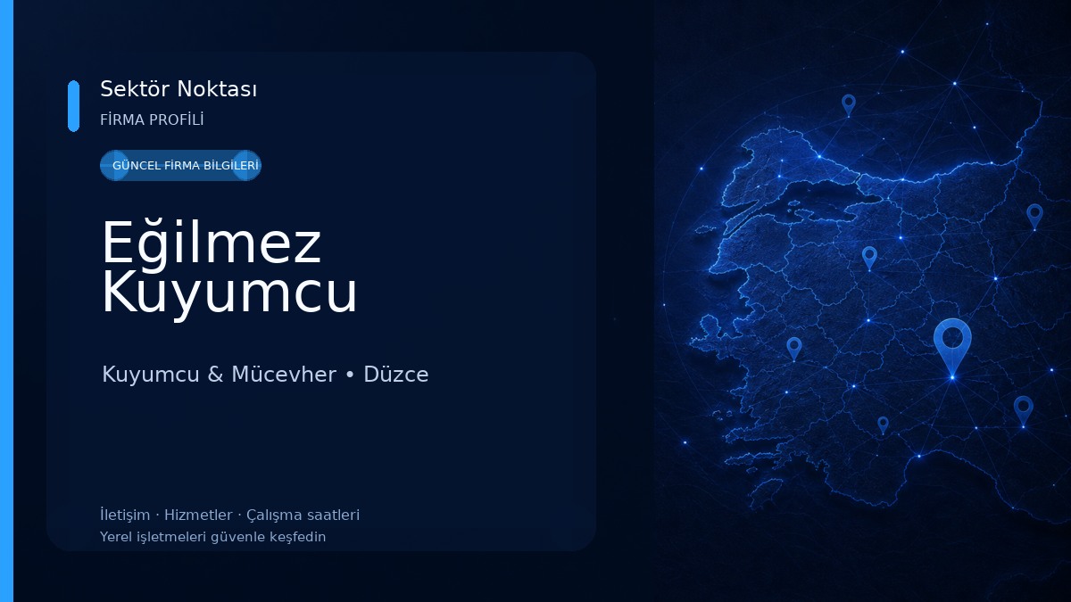 Eğilmez Kuyumcu Kuyumcu & Mücevher