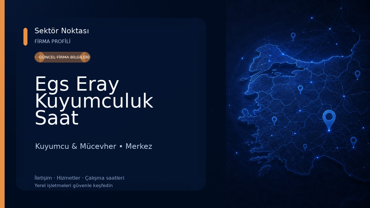 Egs Eray Kuyumculuk Saat Kuyumcu & Mücevher