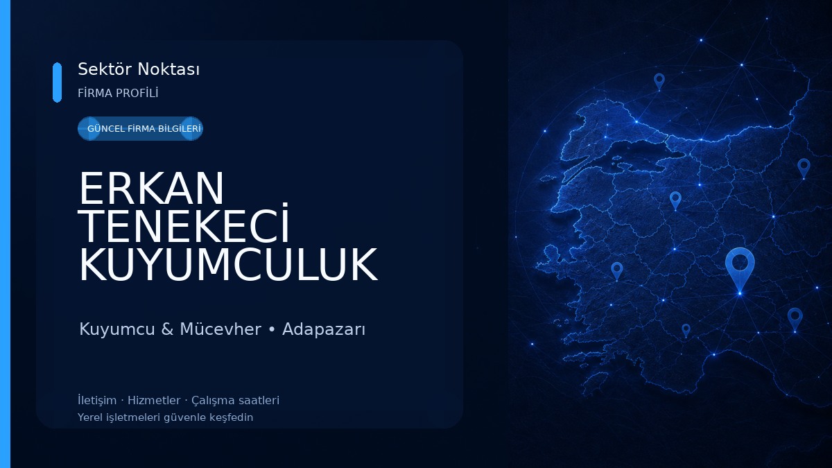 ERKAN TENEKECİ KUYUMCULUK Kuyumcu & Mücevher