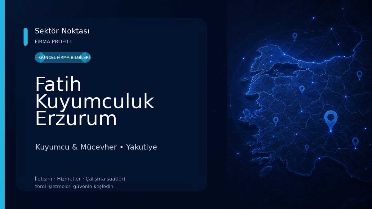 Fatih Kuyumculuk Erzurum Kuyumcu & Mücevher
