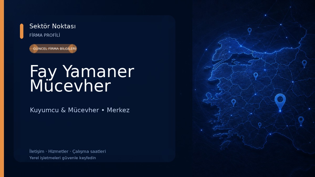 Fay Yamaner Mücevher 
