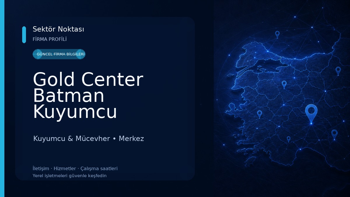 Gold Center Batman Kuyumcu