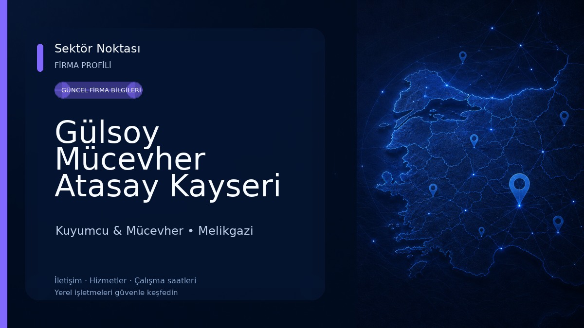 Gülsoy Mücevher Atasay Kayseri Park Kuyumcu & Mücevher