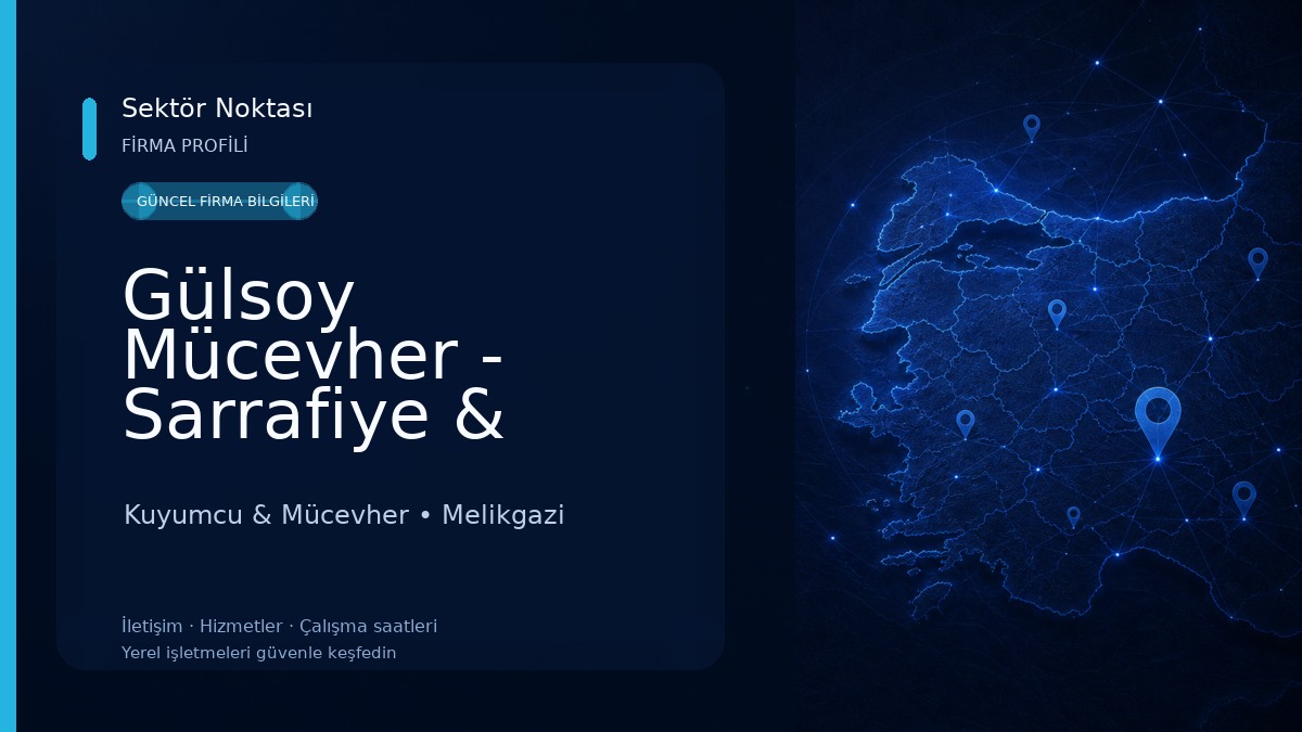 Gülsoy Mücevher - Sarrafiye & Kuyumculuk Kuyumcu & Mücevher