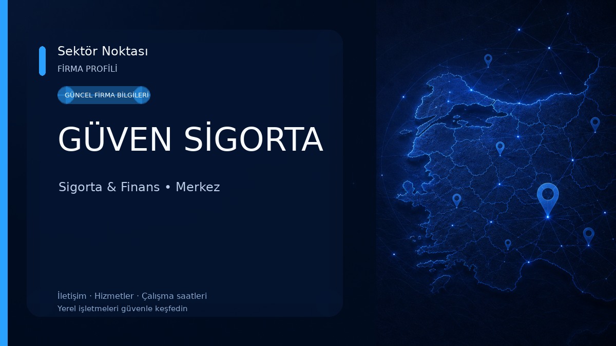 GÜVEN SİGORTA Sigorta & Finans