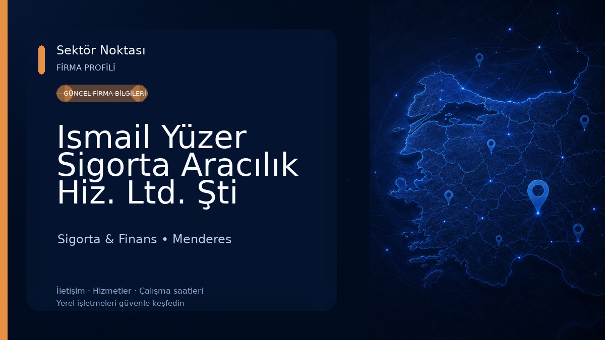 Ismail Yüzer Sigorta Aracılık Hiz. Ltd. Şti Sigorta & Finans