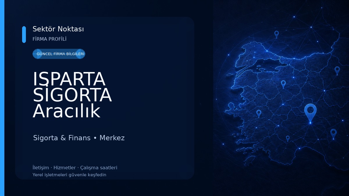 ISPARTA SİGORTA Aracılık Hizmetleri Sigorta & Finans