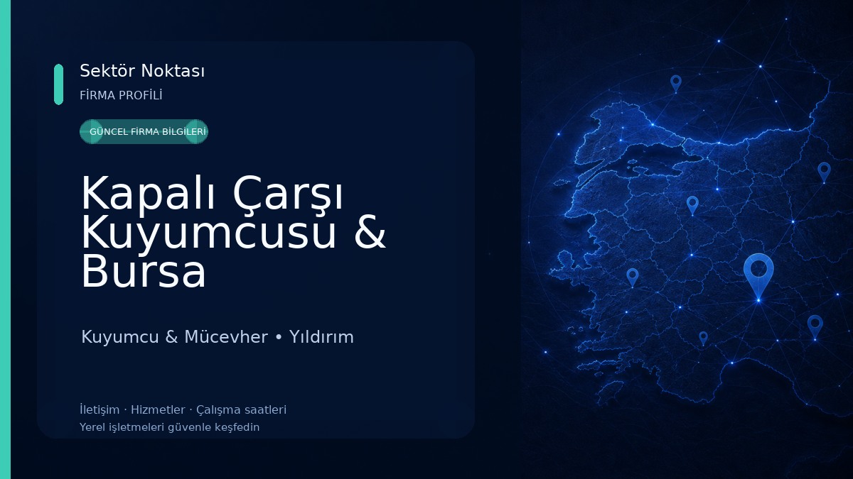 Kapalı Çarşı Kuyumcusu & Bursa Kuyumcusu