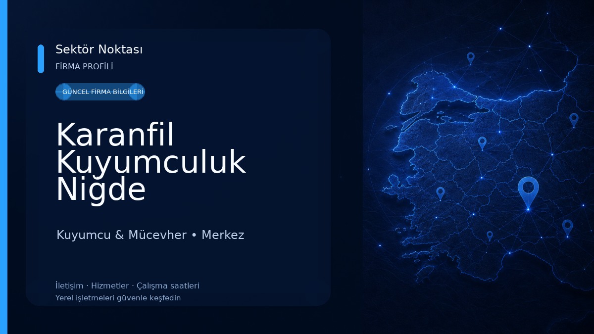 Karanfil Kuyumculuk Niğde