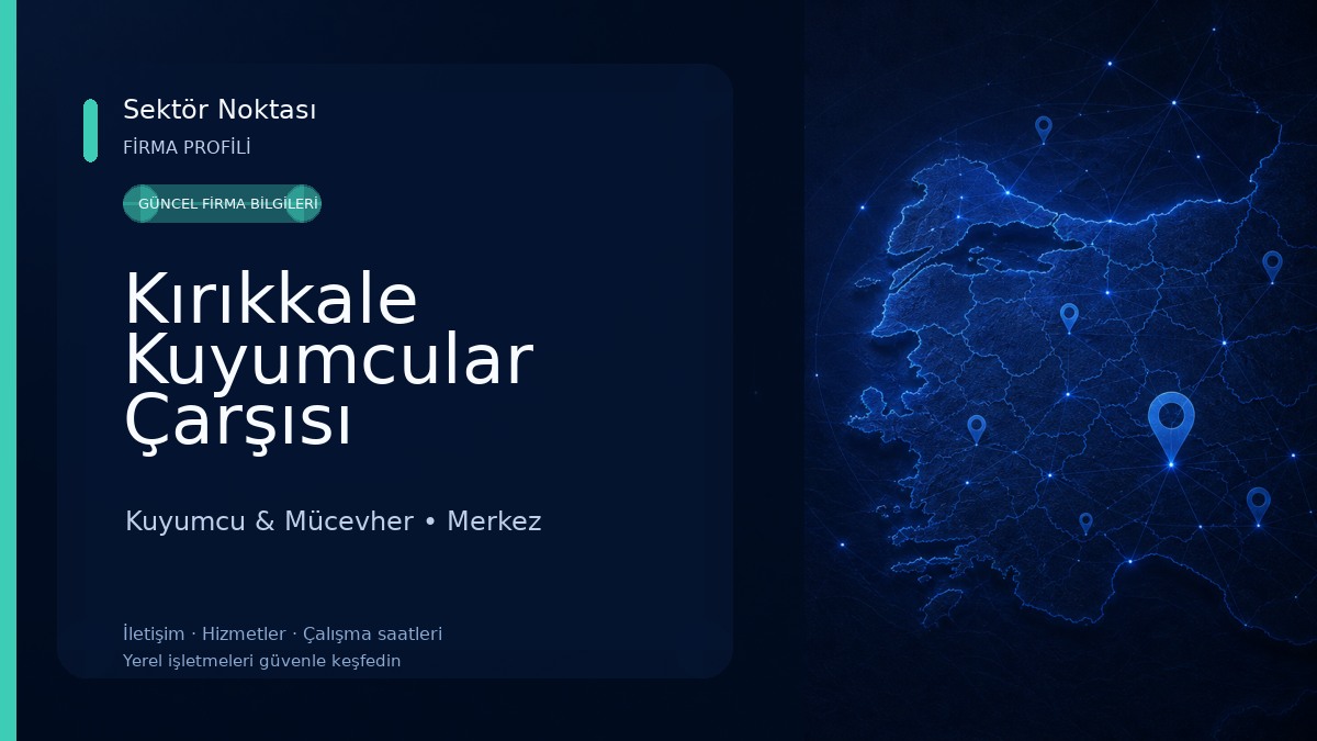 Kırıkkale Kuyumcular Çarşısı