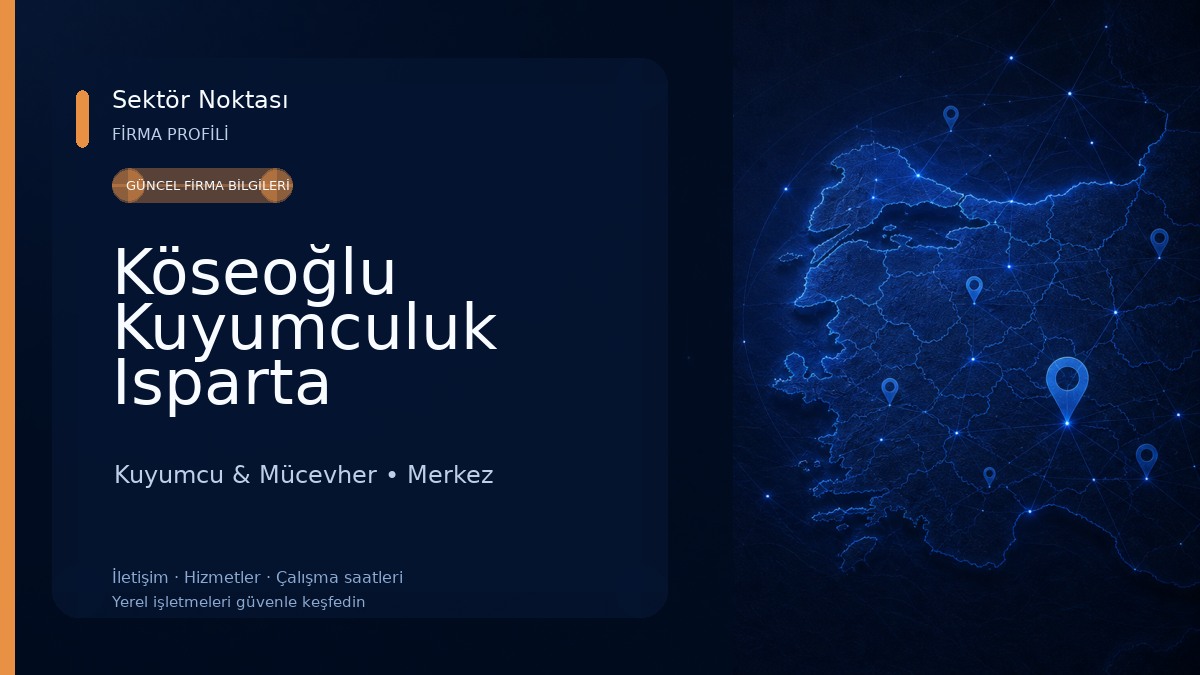 Köseoğlu Kuyumculuk Isparta Kuyumcu & Mücevher