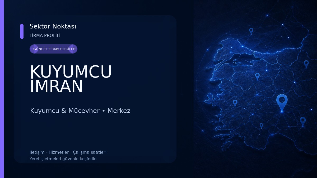 KUYUMCU İMRAN Kuyumcu & Mücevher