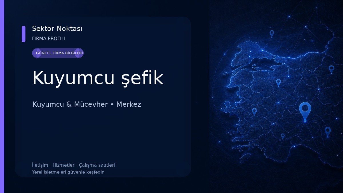 Kuyumcu şefik Kuyumcu & Mücevher