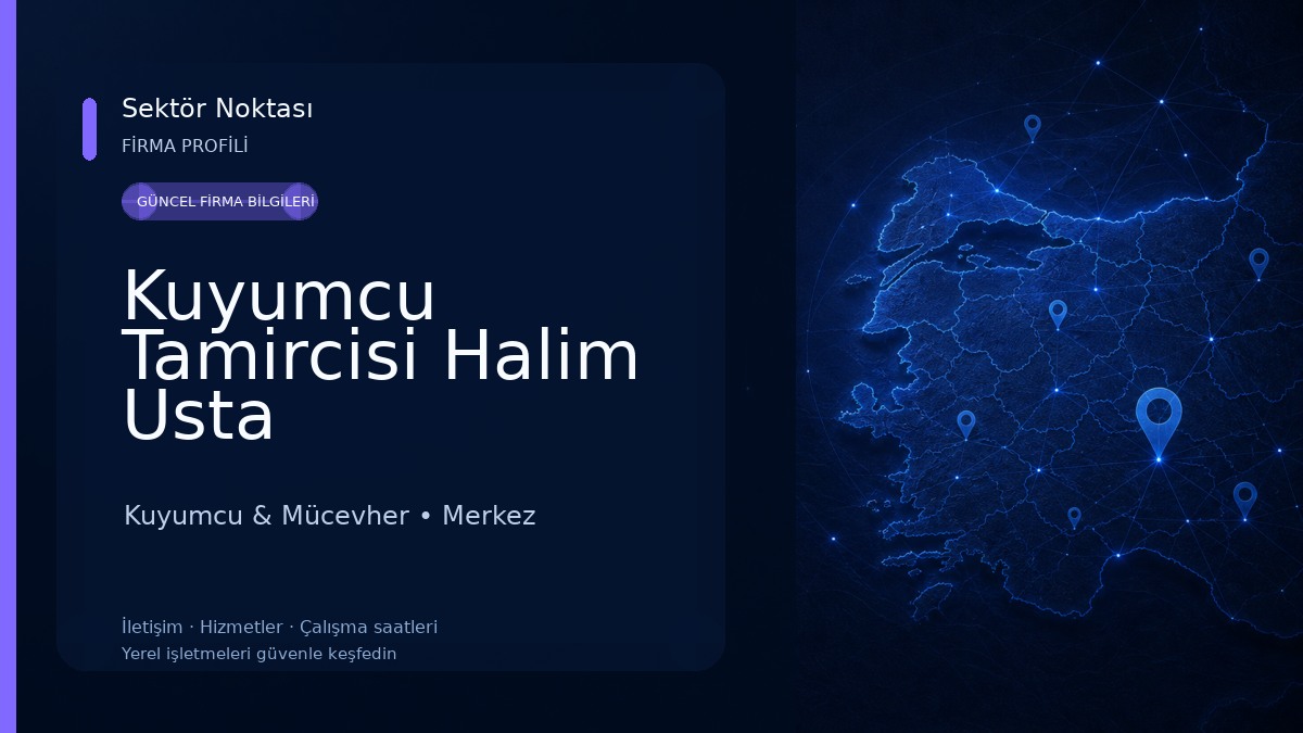Kuyumcu Tamircisi Halim Usta Kuyumcu & Mücevher