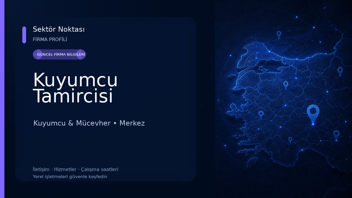 Kuyumcu Tamircisi Kuyumcu & Mücevher