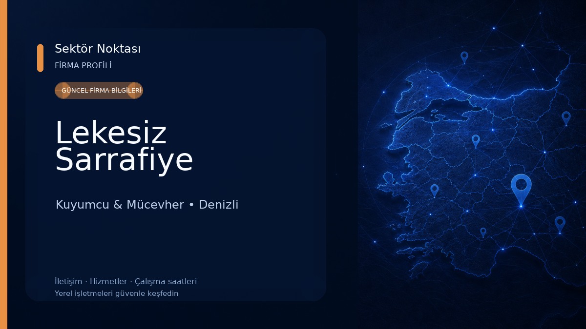 Lekesiz Sarrafiye Kuyumcu & Mücevher