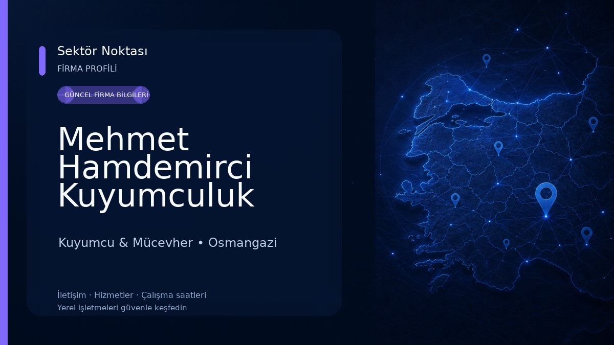 Mehmet Hamdemirci Kuyumculuk Kuyumcu & Mücevher