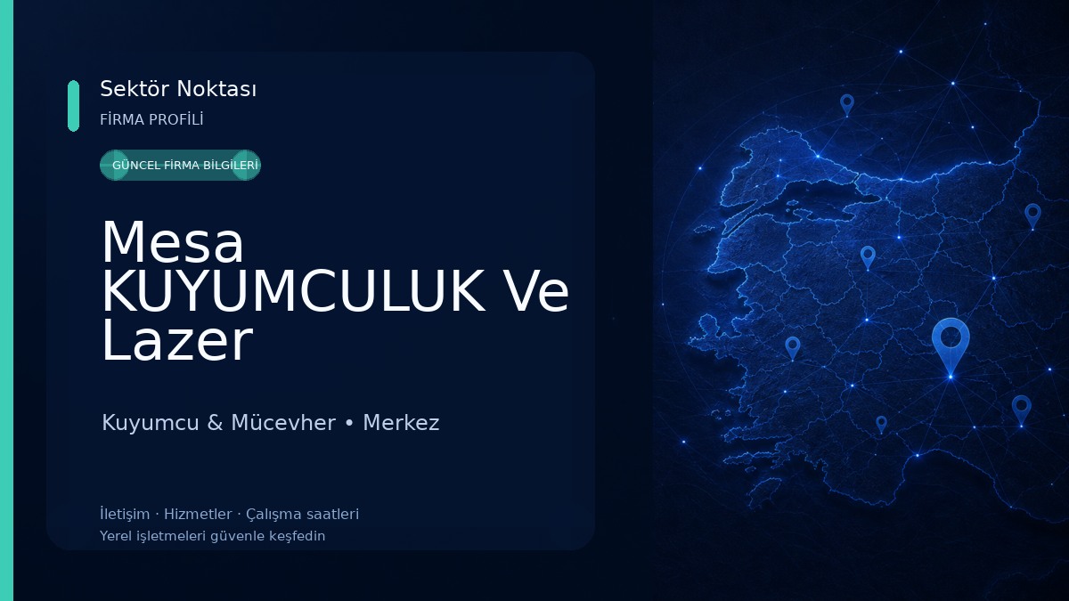 Mesa KUYUMCULUK Ve Lazer
