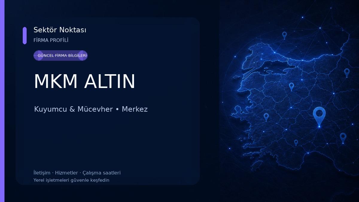 MKM ALTIN Kuyumcu & Mücevher