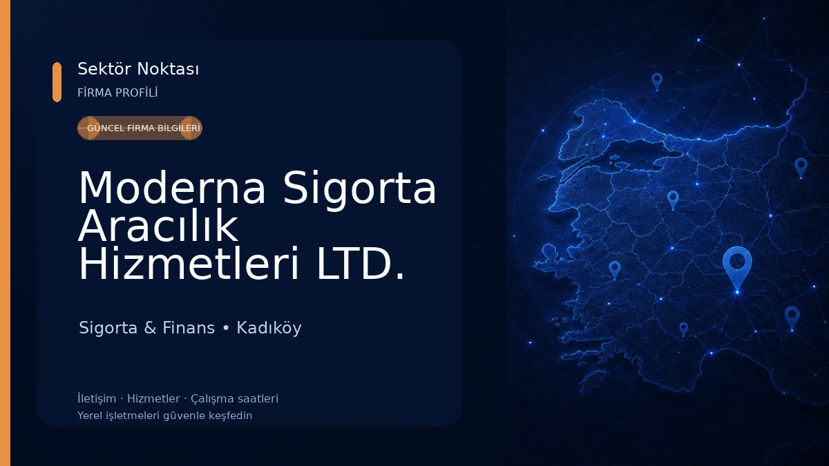 Moderna Sigorta Aracılık Hizmetleri LTD. ŞTİ. Sigorta & Finans