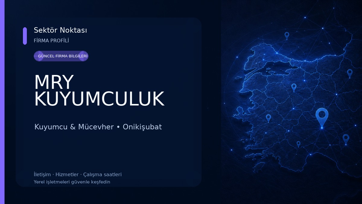 MRY KUYUMCULUK Kuyumcu & Mücevher