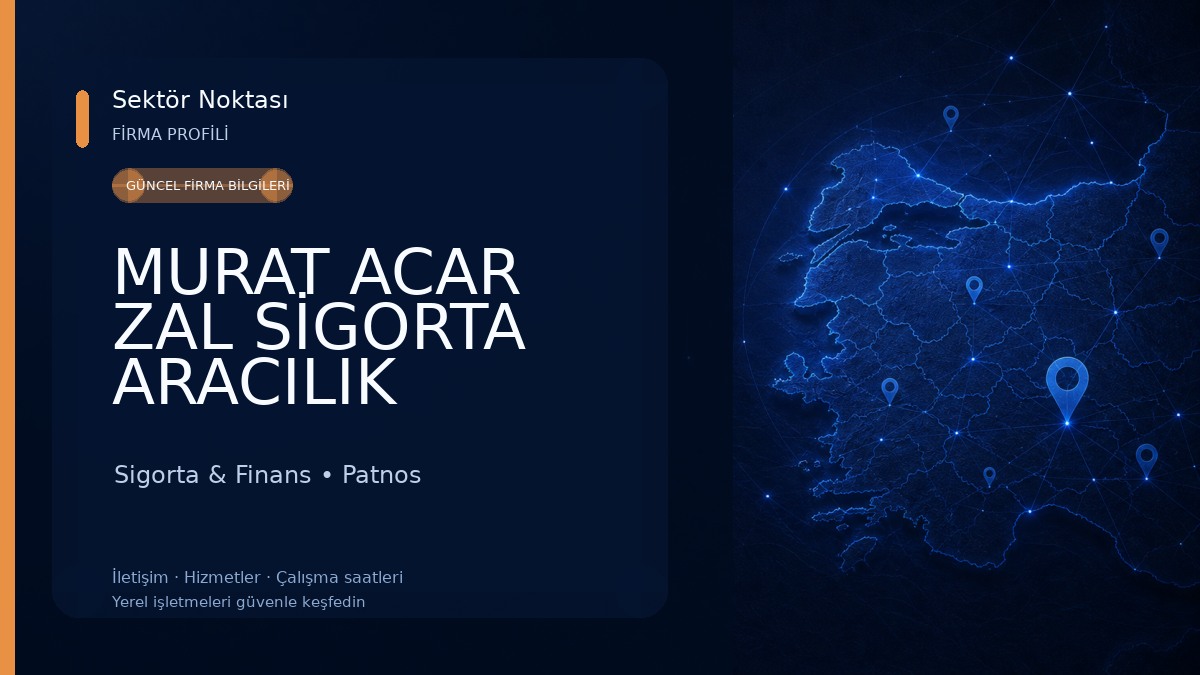 MURAT ACAR ZAL SİGORTA ARACILIK HİZMETLERİ Sigorta & Finans