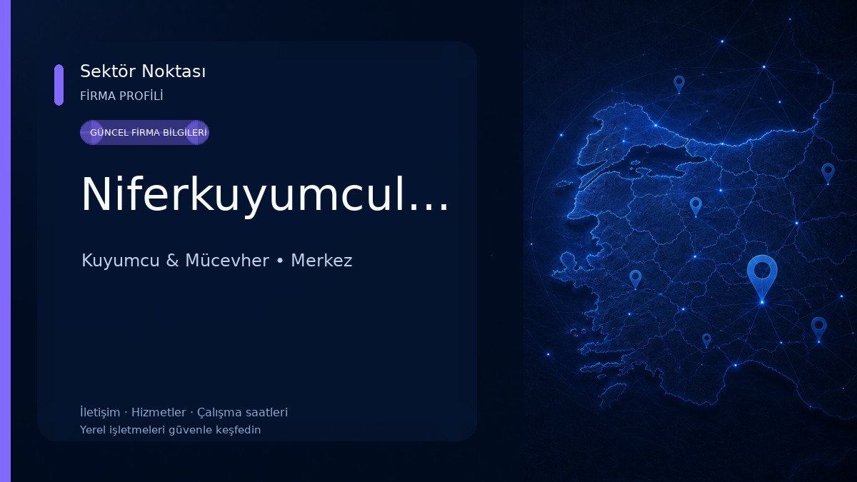 Niferkuyumculuk Kuyumcu & Mücevher