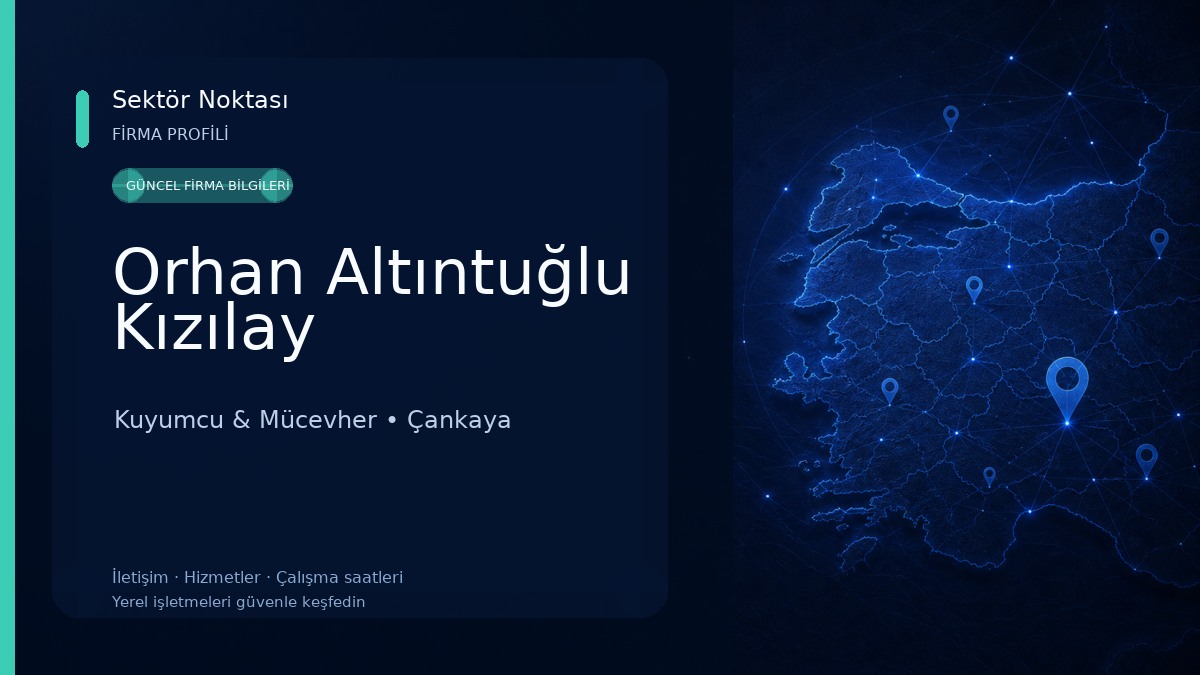 Orhan Altıntuğlu Kızılay Kuyumcu & Mücevher