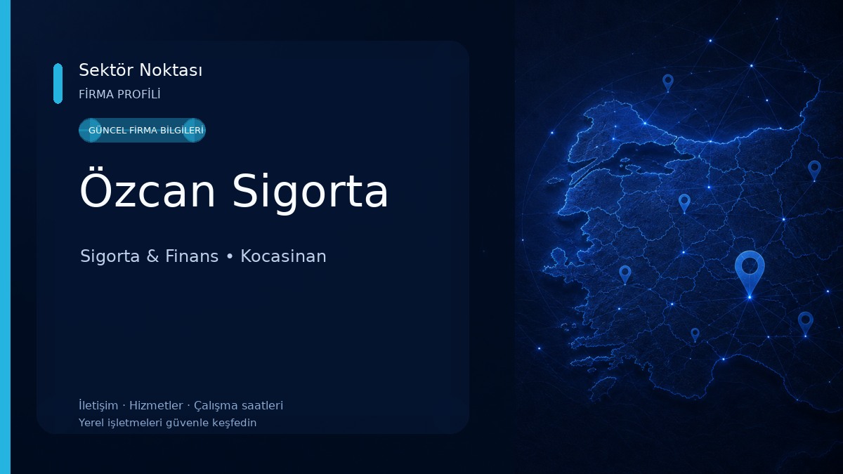 Özcan Sigorta Sigorta & Finans