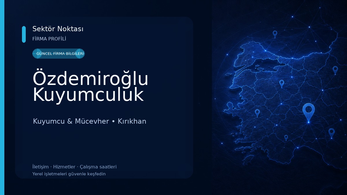 Özdemiroğlu Kuyumculuk Kuyumcu & Mücevher